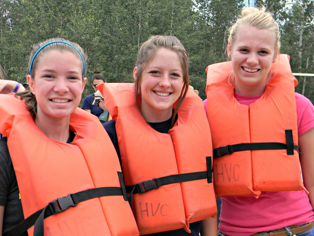 girls camp emilee, kayla and megan