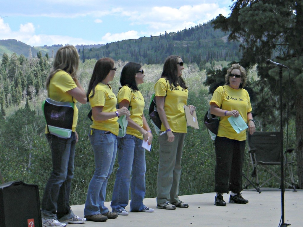 girls camp leaders opening