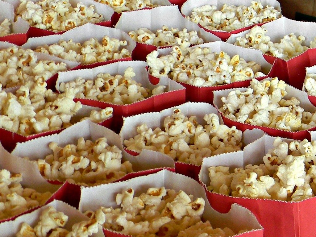 girls camp popcorn