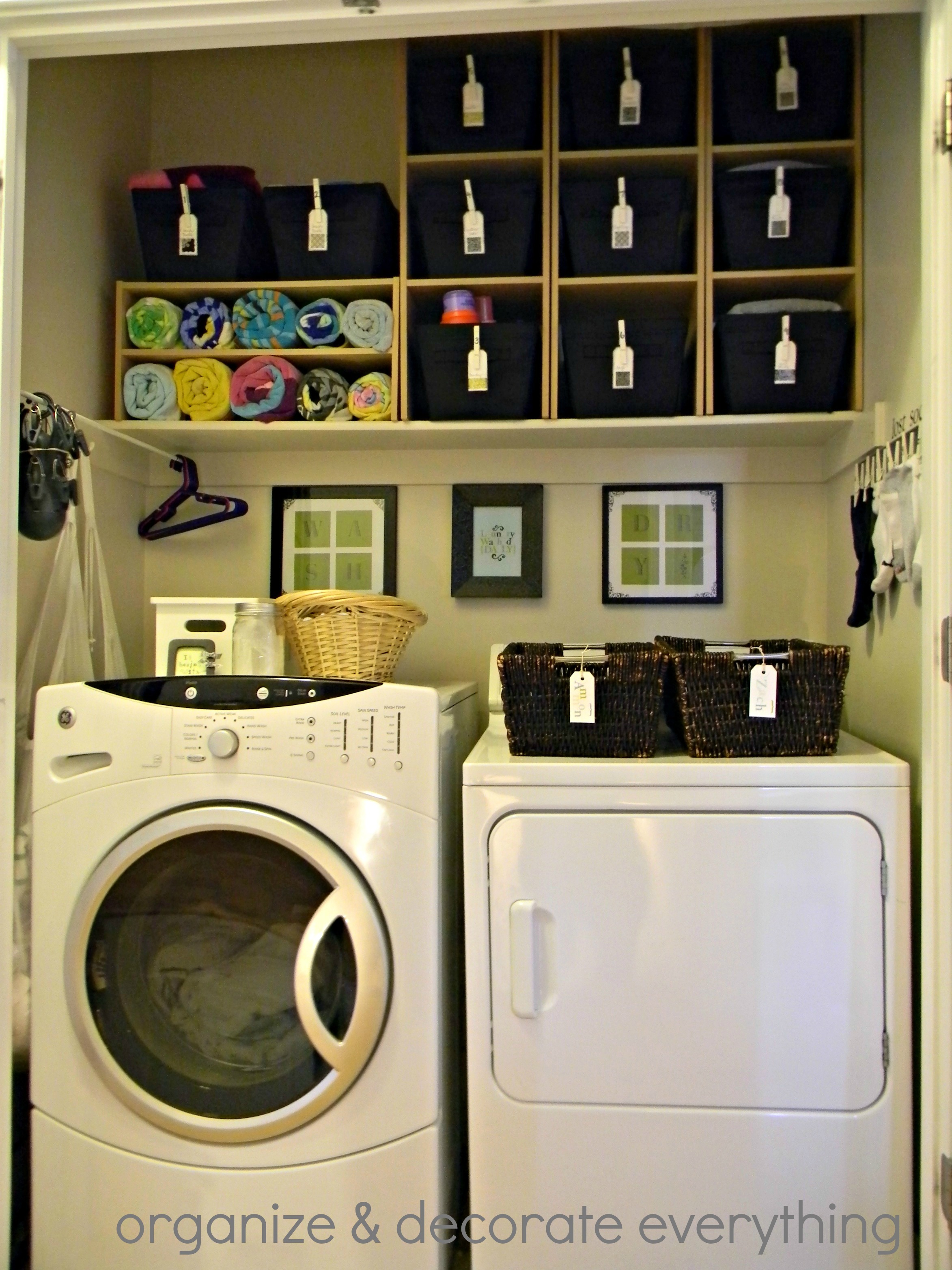 laundry room closet organization