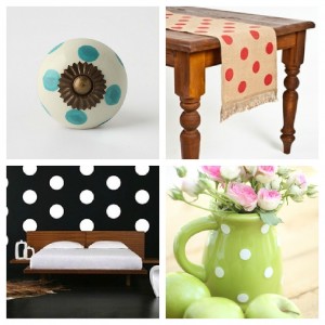 polka dot collage