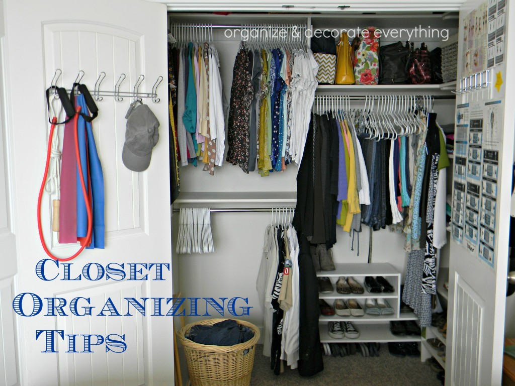 Organizing A Closet