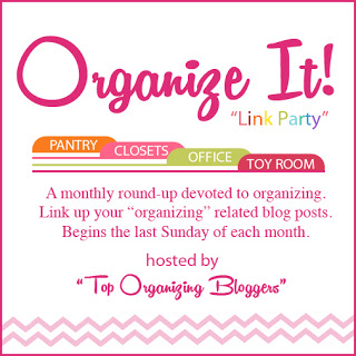 Organize It Link Party FB button