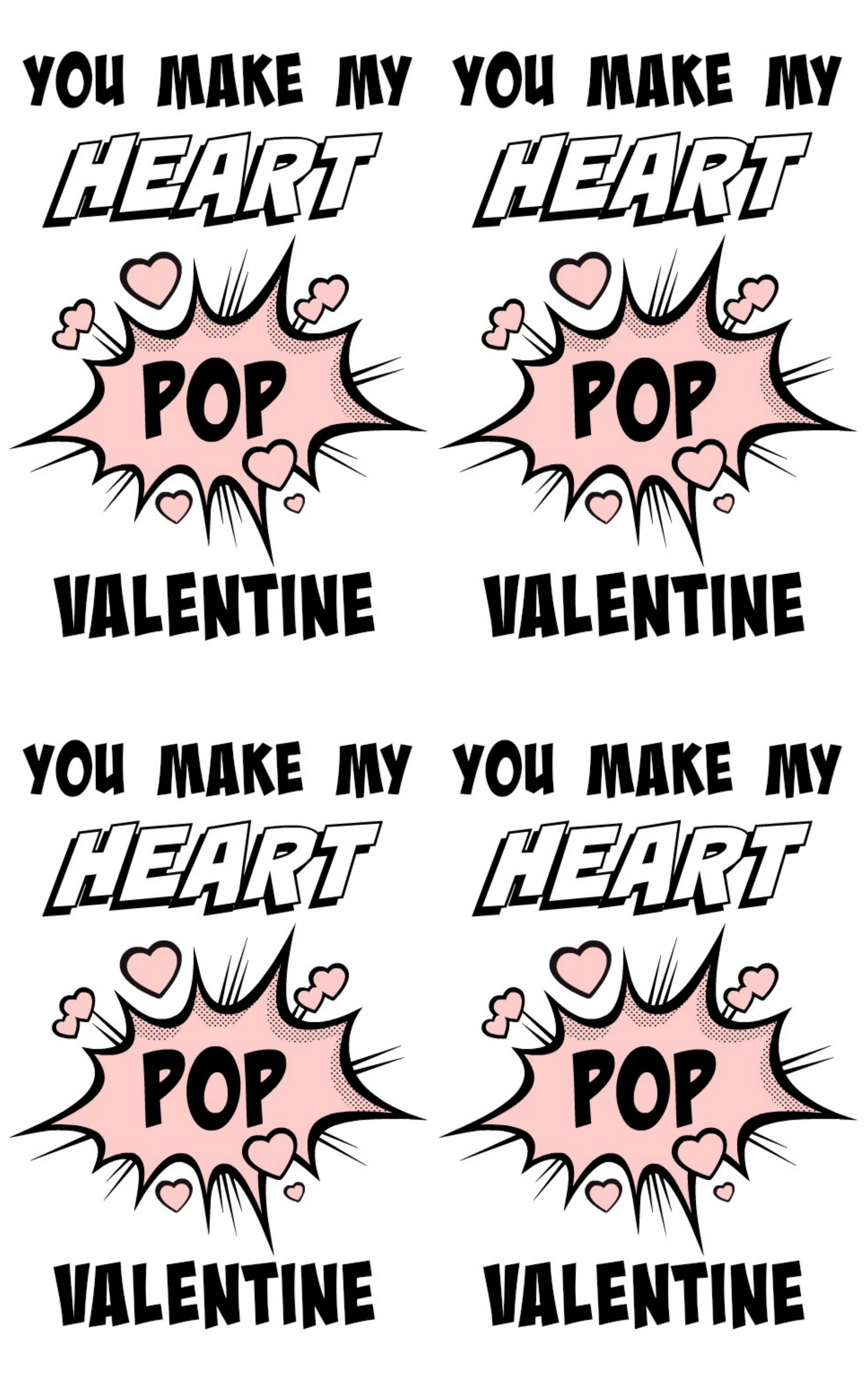 Push Pop Valentines - Organize and Decorate Everything