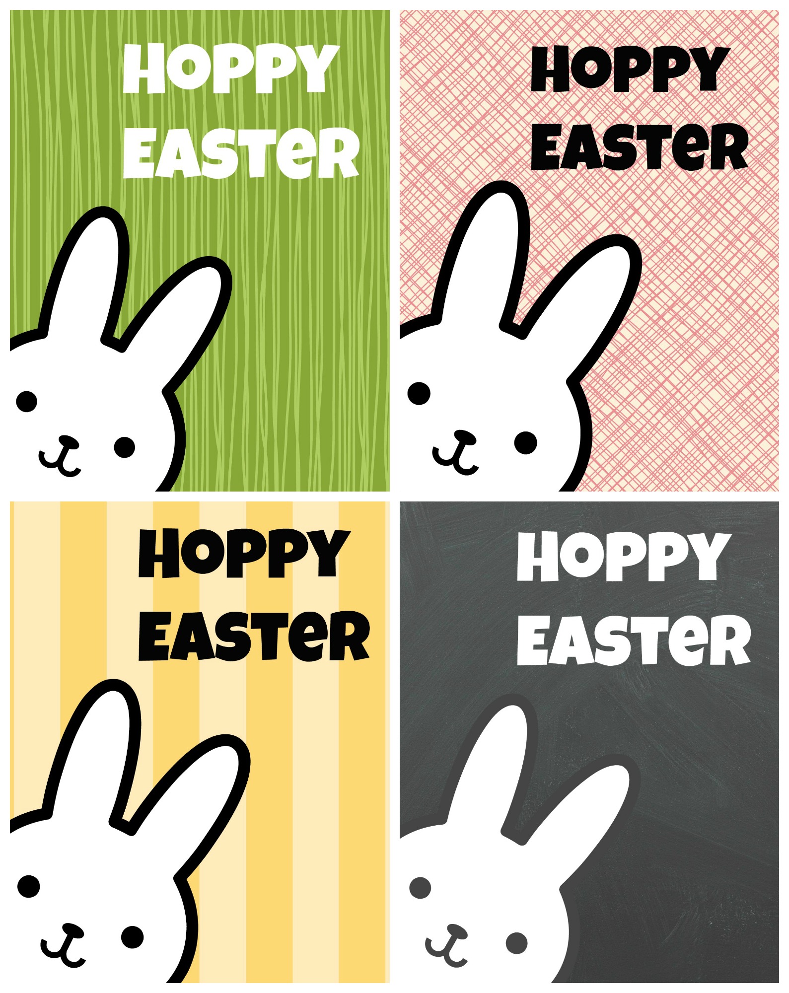 Hoppy Easter Bunny Printables Organize And Decorate Everything Hoppy Easter Bunny Printables Organize And Decorate Everything