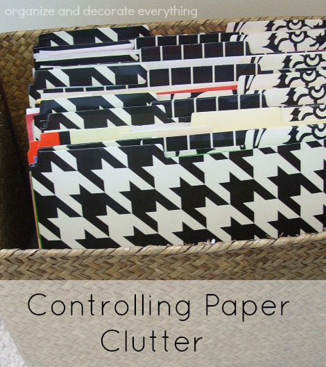 Controlling Paper Clutter