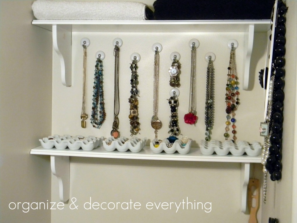 Budget Friendly Jewelry Organization and Shelving - Organize and 