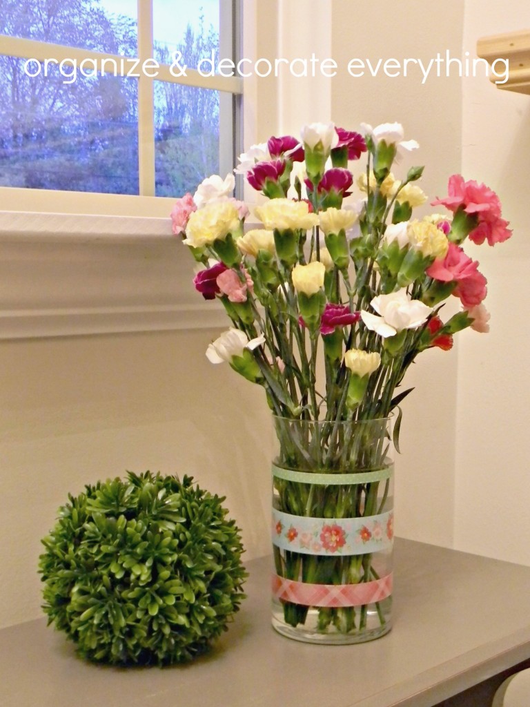 Washi Tape Vases Organize and Decorate Everything