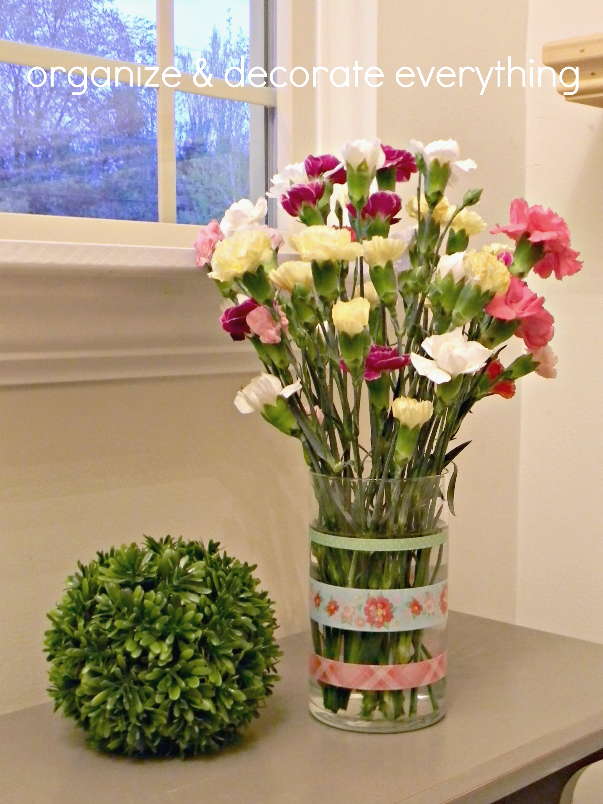 Washi Tape Vases Organize and Decorate Everything