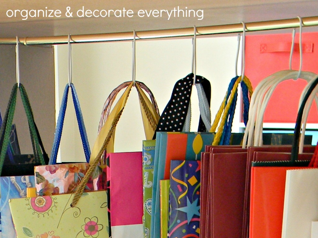 Gift Bag Storage - Organize and Decorate Everything