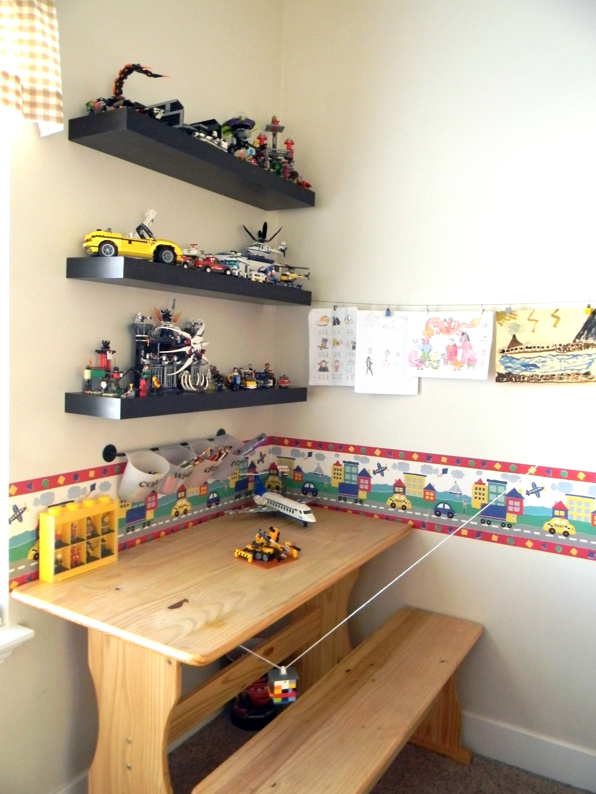 boys room shelf ideas