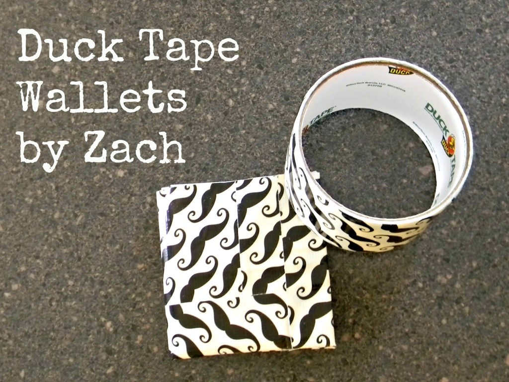 Duck Tape Wallets by Zach