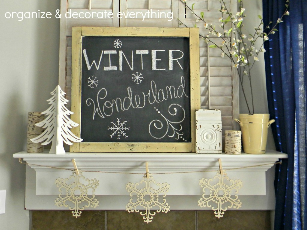 Winter Wonderland Mantel.1