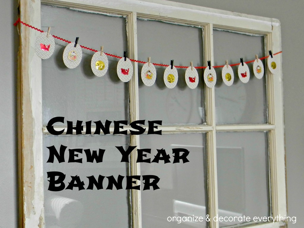 DIY Chinese New Year Banner (made with Foil Iron-on) ⋆ The Quiet Grove
