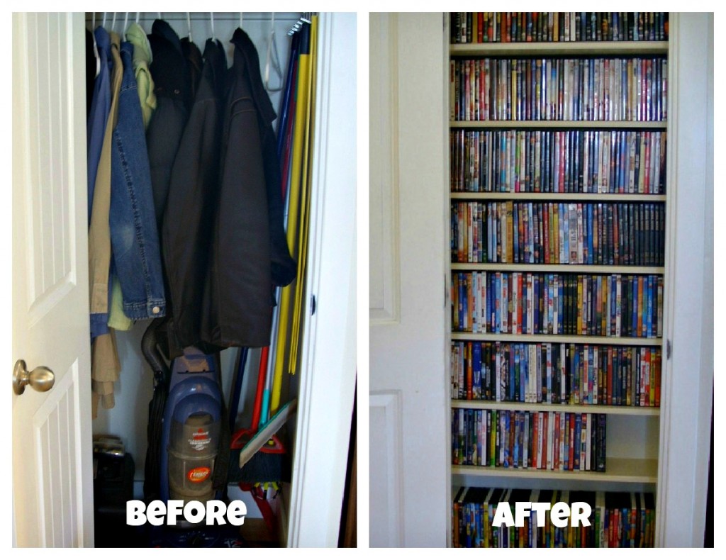 Before and After Video Closet