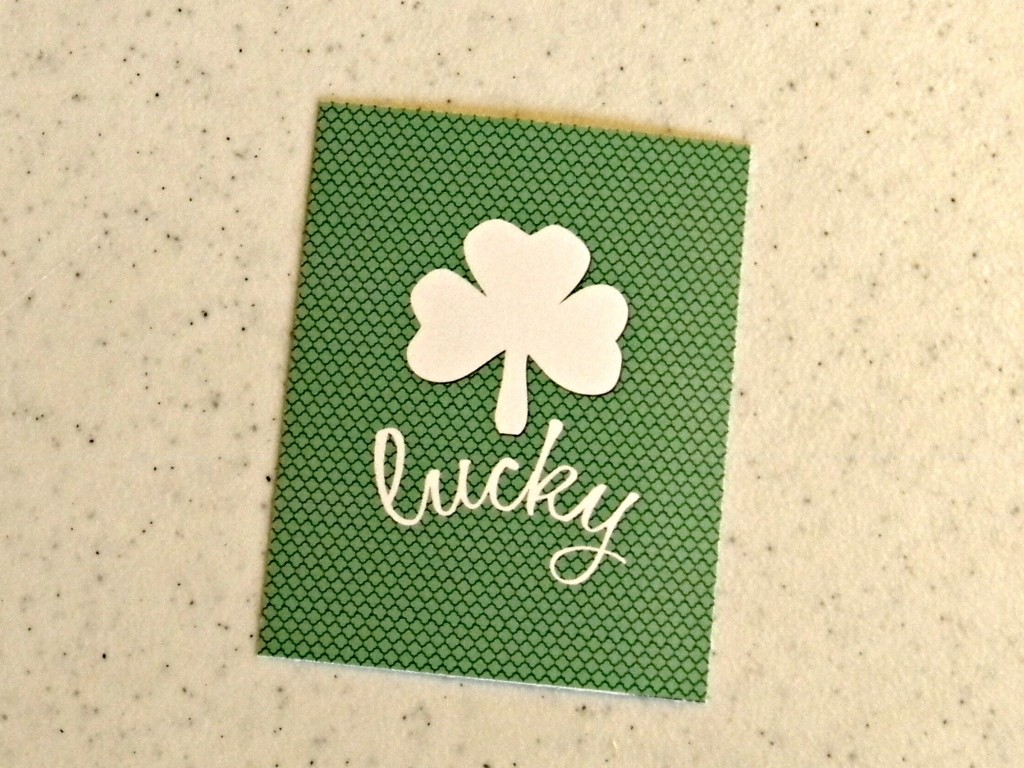 Shamrock Lucky printable 1