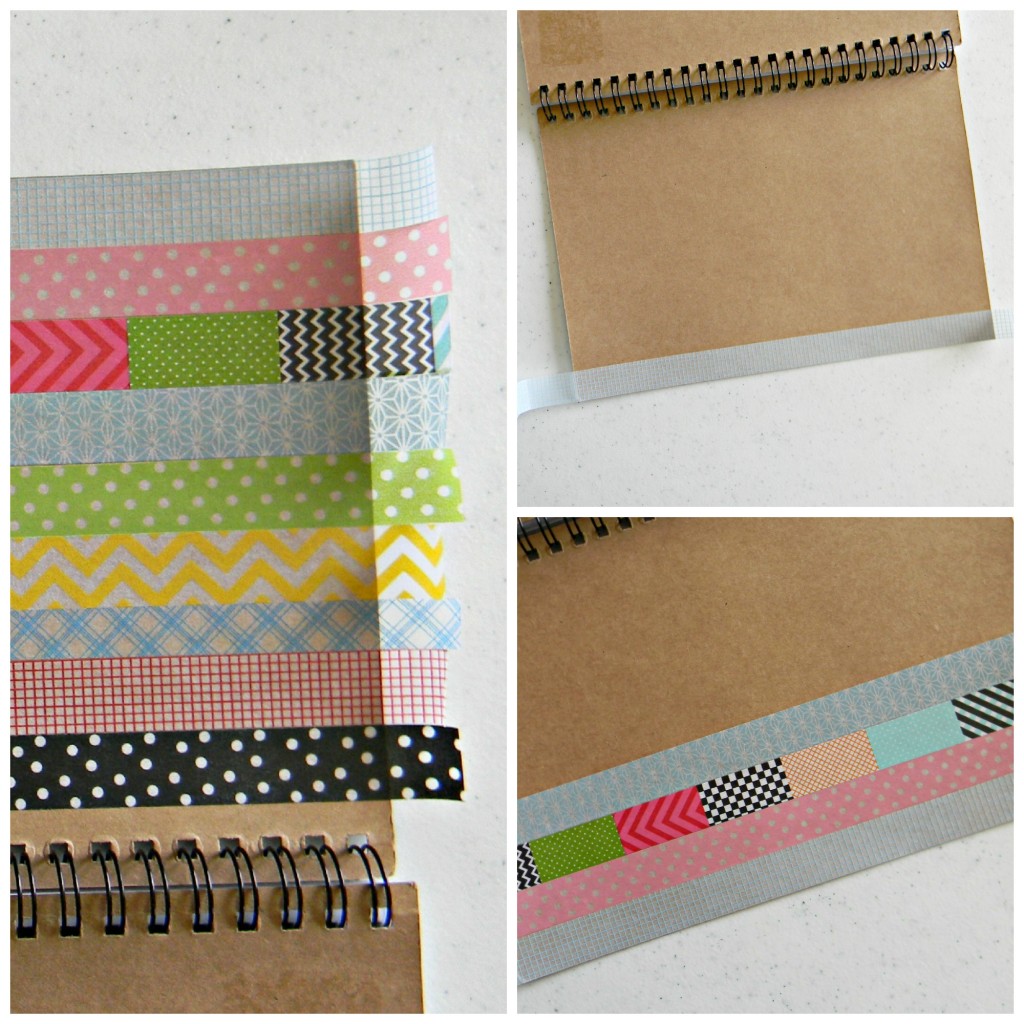 washi tape collage