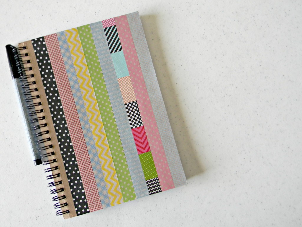 washi tape notebook