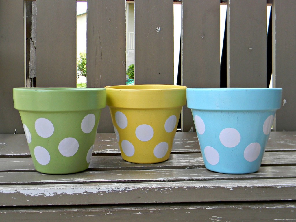 polka dot pots 1