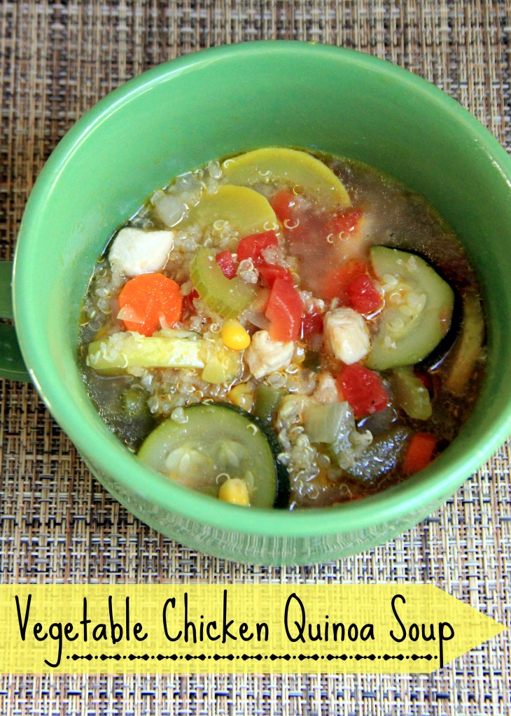 vegetable chicken quinoa soup