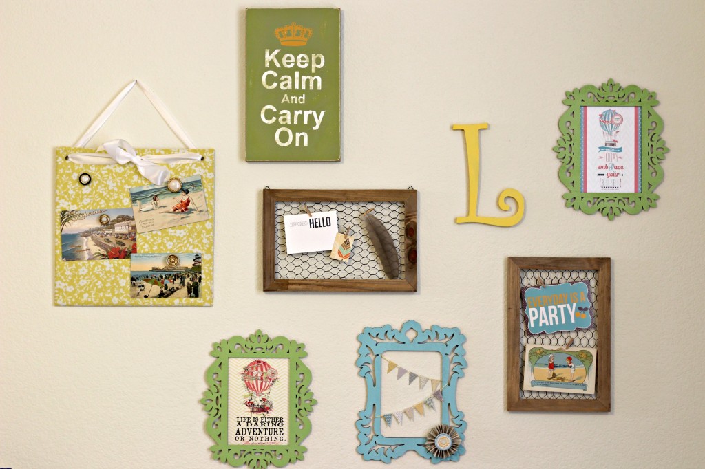 Craft room collage