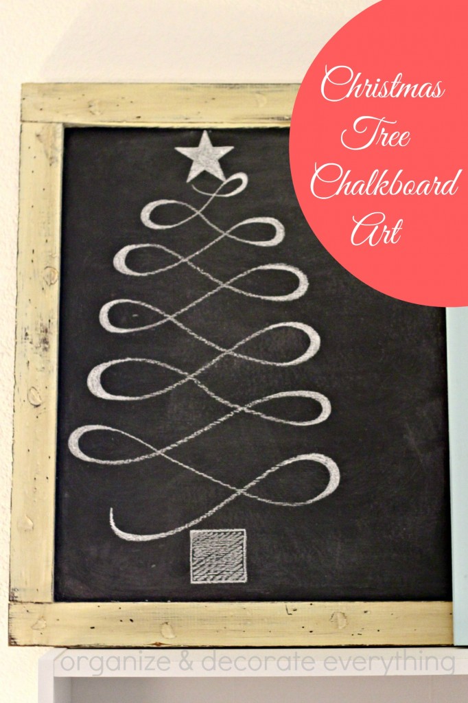 Christmas chalkboard outlet ideas