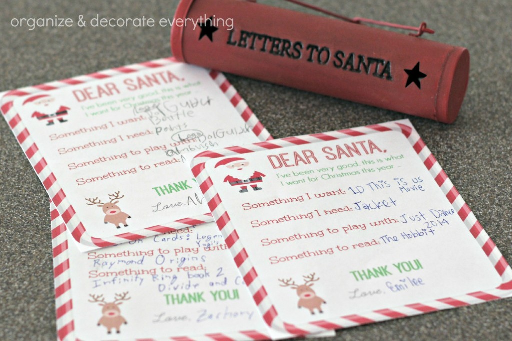 Dear Santa Letter