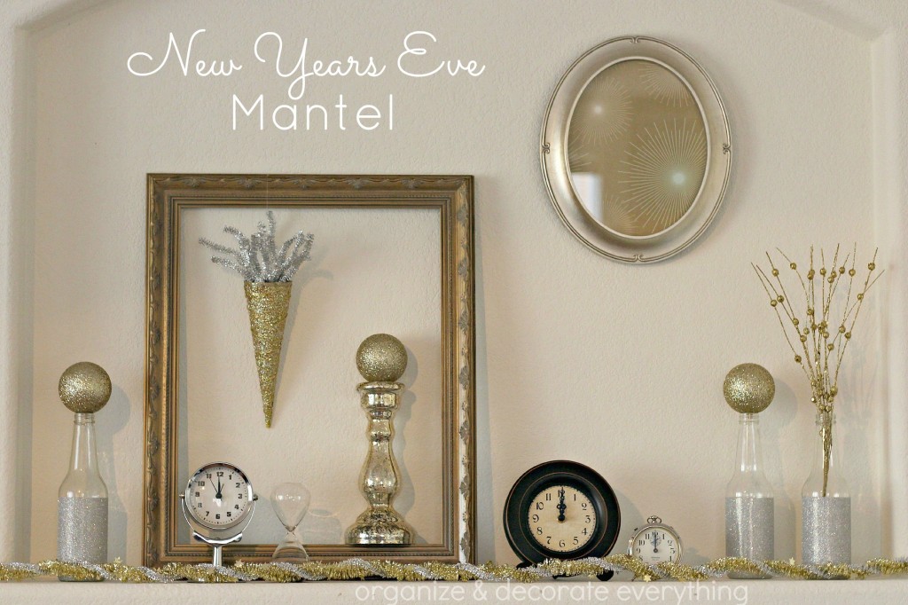 New Years Eve mantel.1