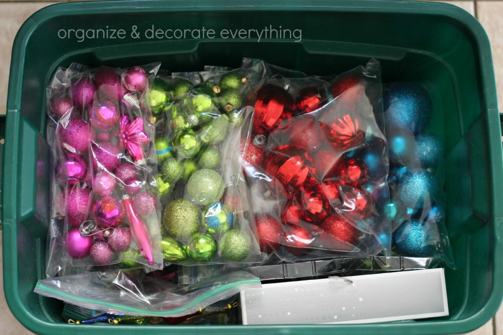 Storing Christmas Decorations 5.1