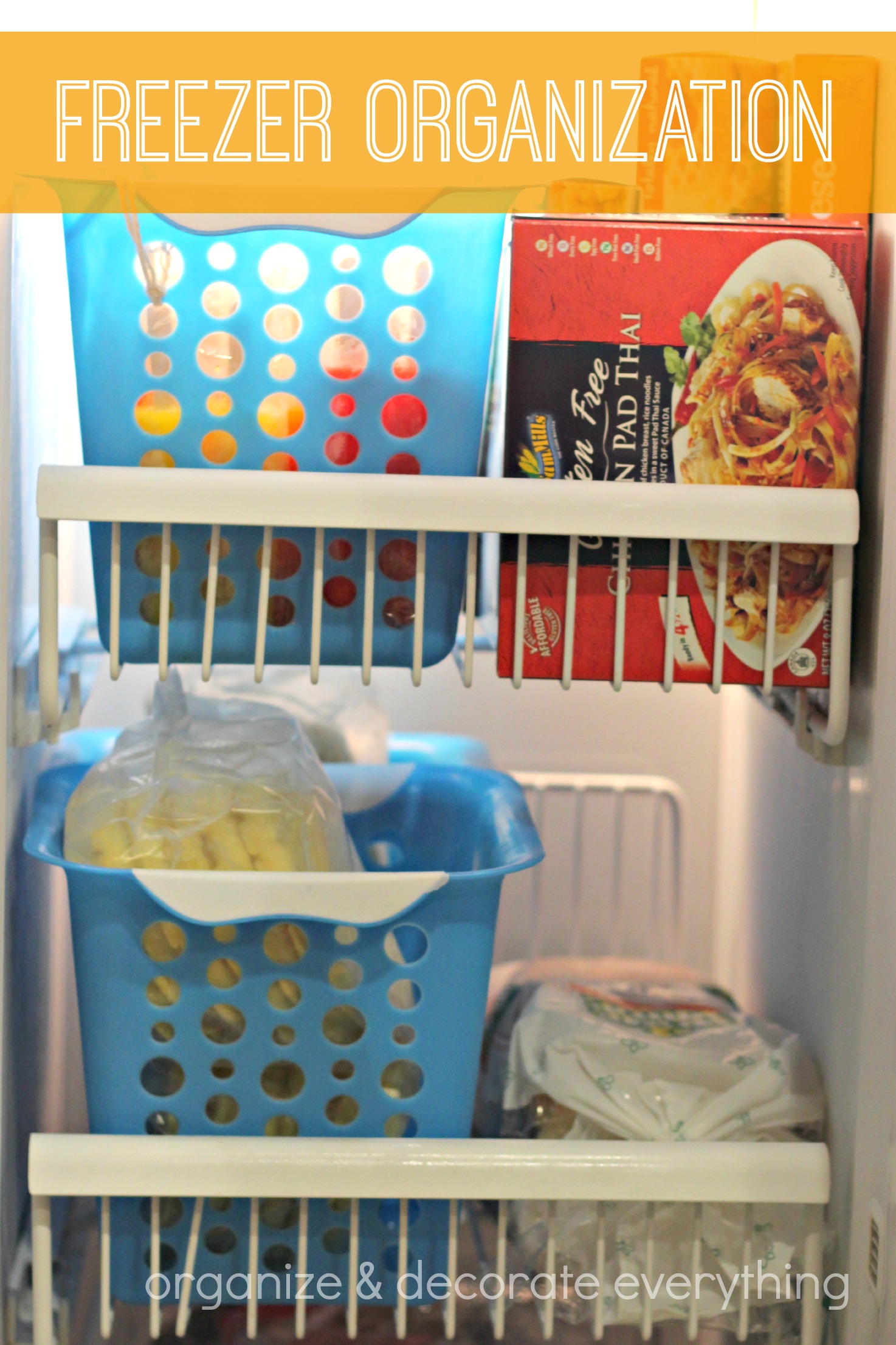Freezer Organization - Organize and Decorate Everything