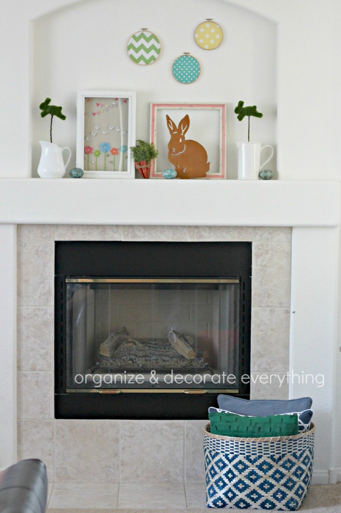 Colorful Easter Mantel 2.1