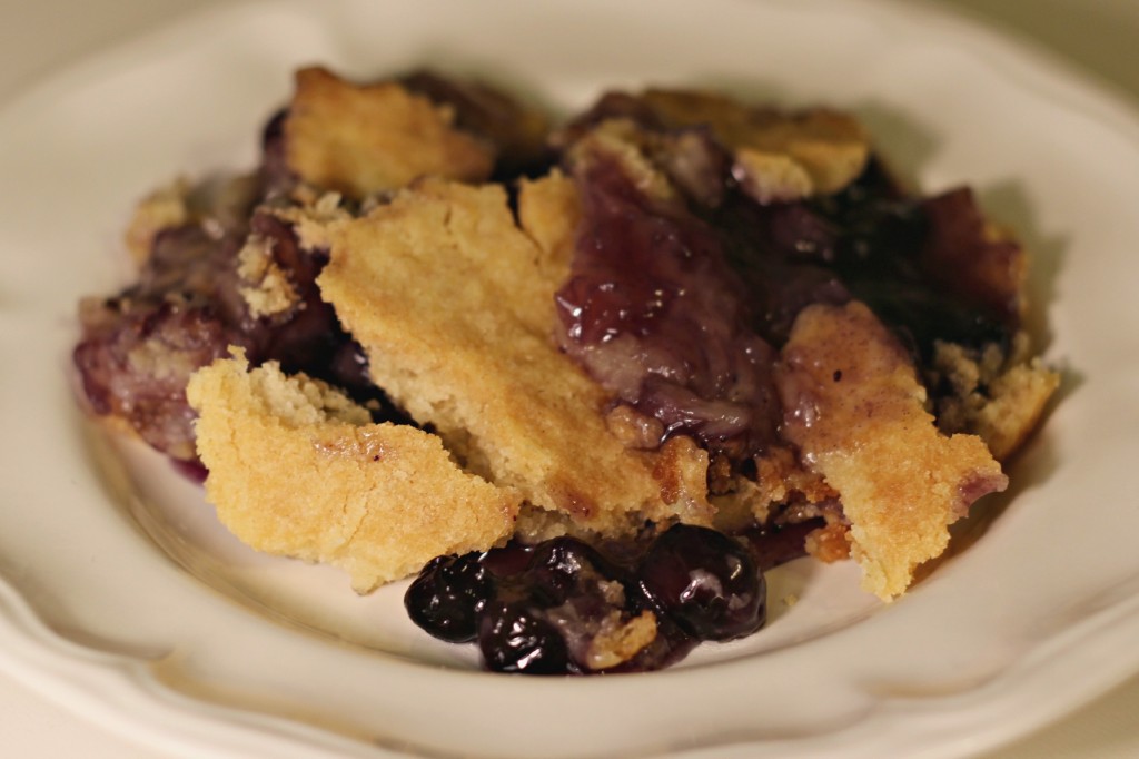 Blueberry Gluten Free Dump Cake