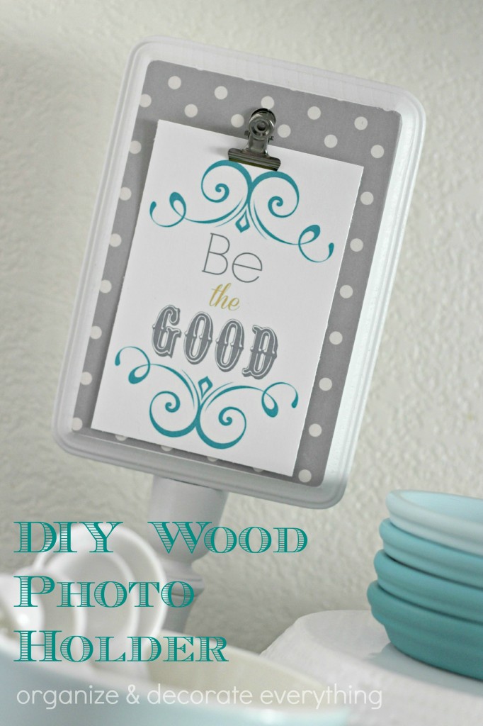 DIY Wood Photo Holder