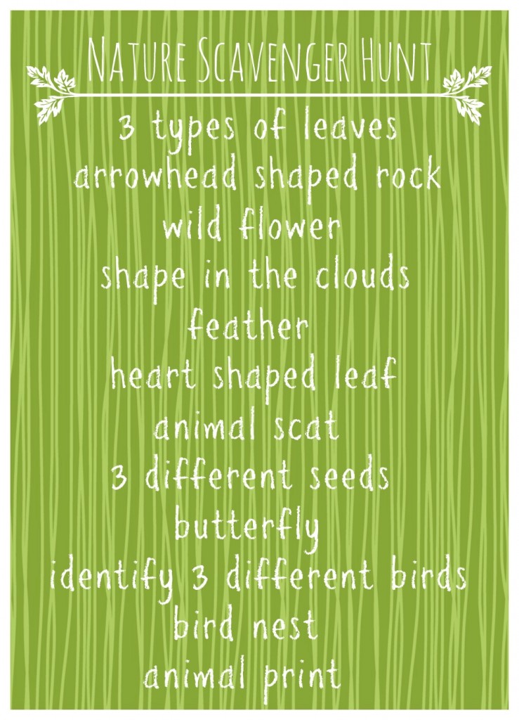 nature scavenger hunt