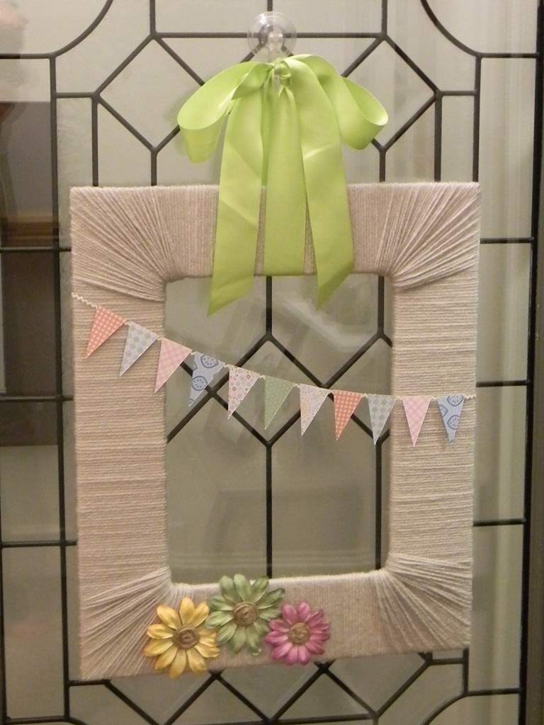 Spring wreath foam board