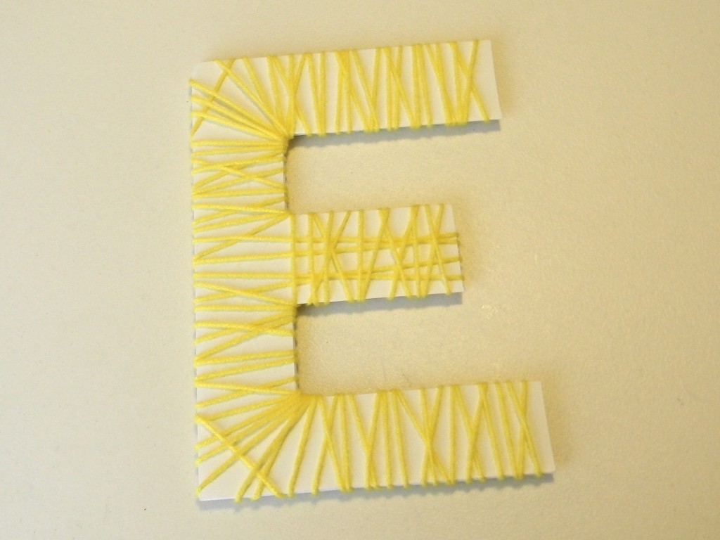 letter wall art