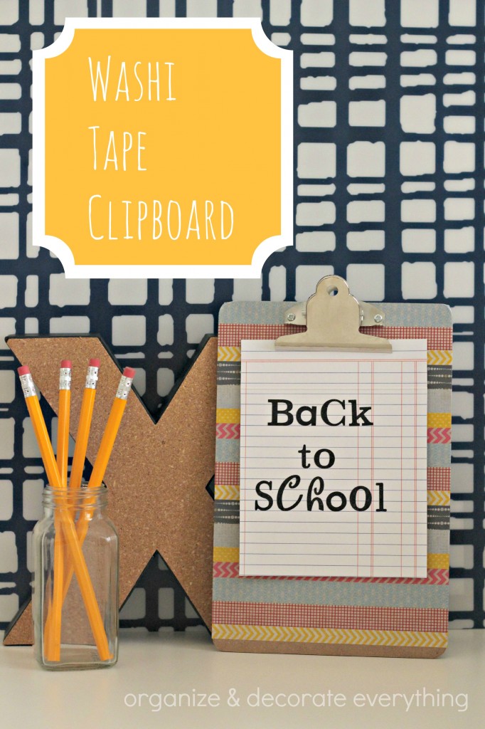 Washi Tape Clipboard 10.1