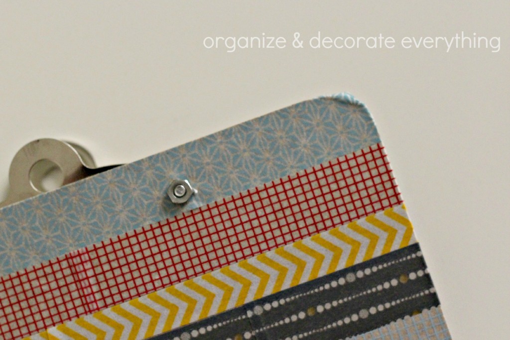 Washi Tape Clipboard 8.1