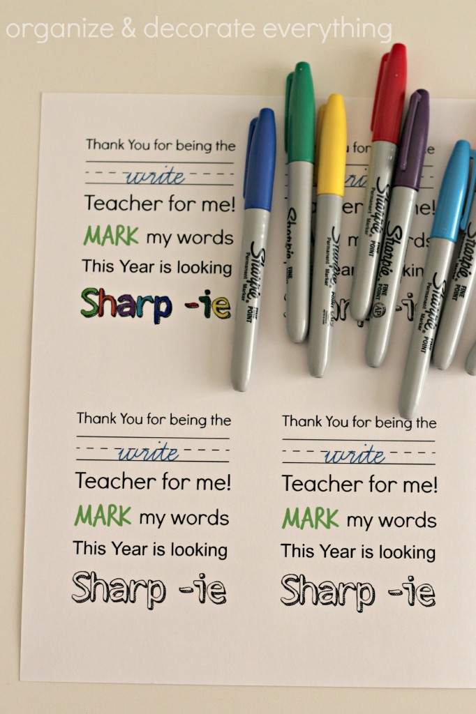 Teacher Gift and Printable 8.1