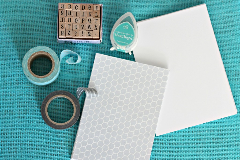 Washi Tape and Burlap Card 10