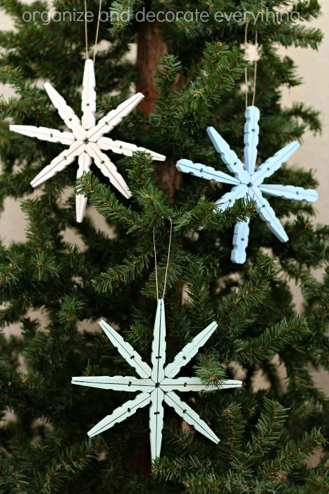 Clothespin Snowflake Ornament.1
