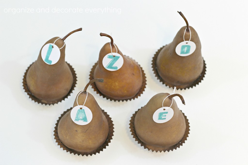 Pear Place Cards 5.1