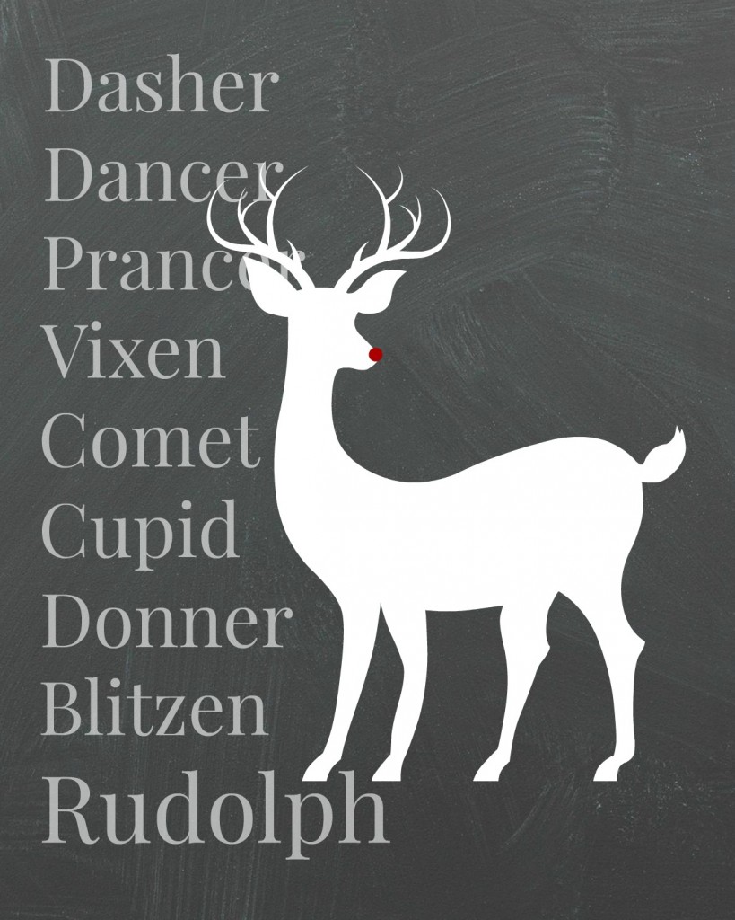 Rudolph printable