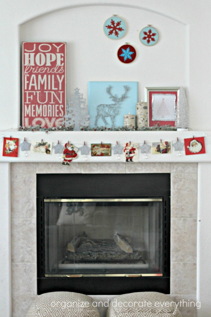 Red, Blue, Silver Mantel 6.1