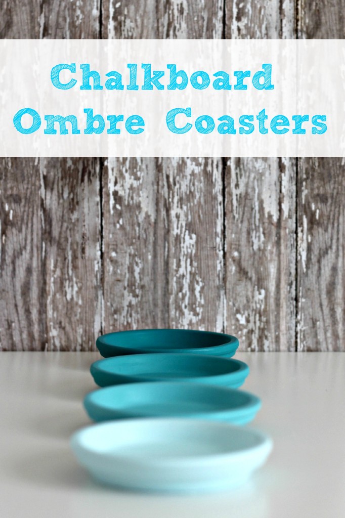ombre painted coasters 2.1