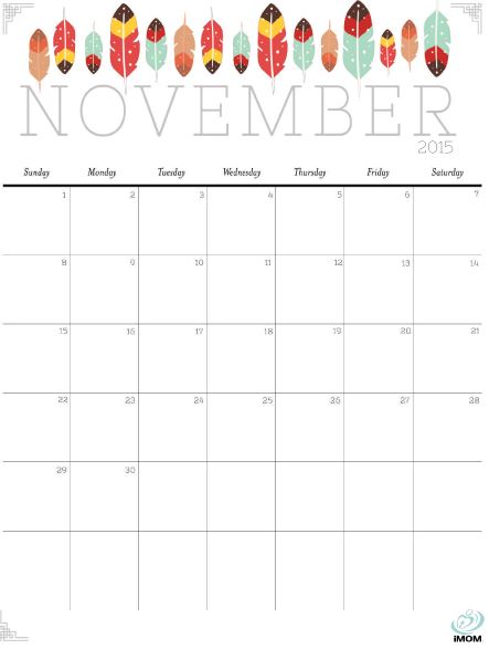 15 Free Printable Calendars for 2015 - Organize and Decorate Everything