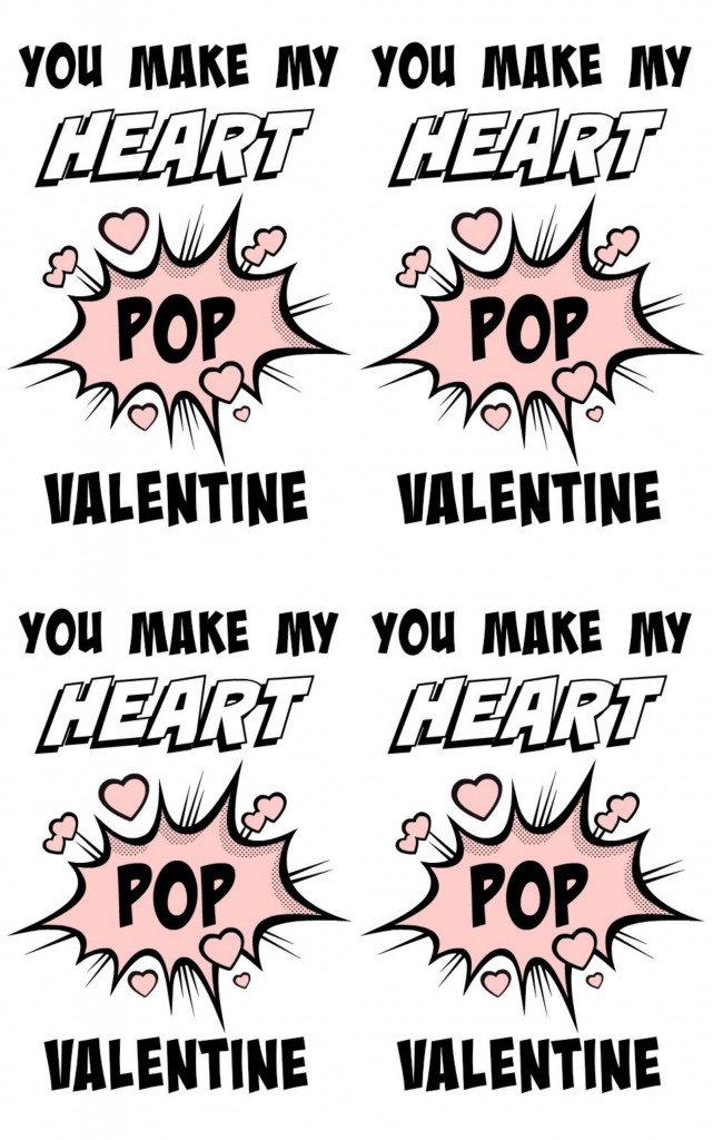 You Make My Heart Pop Valentine