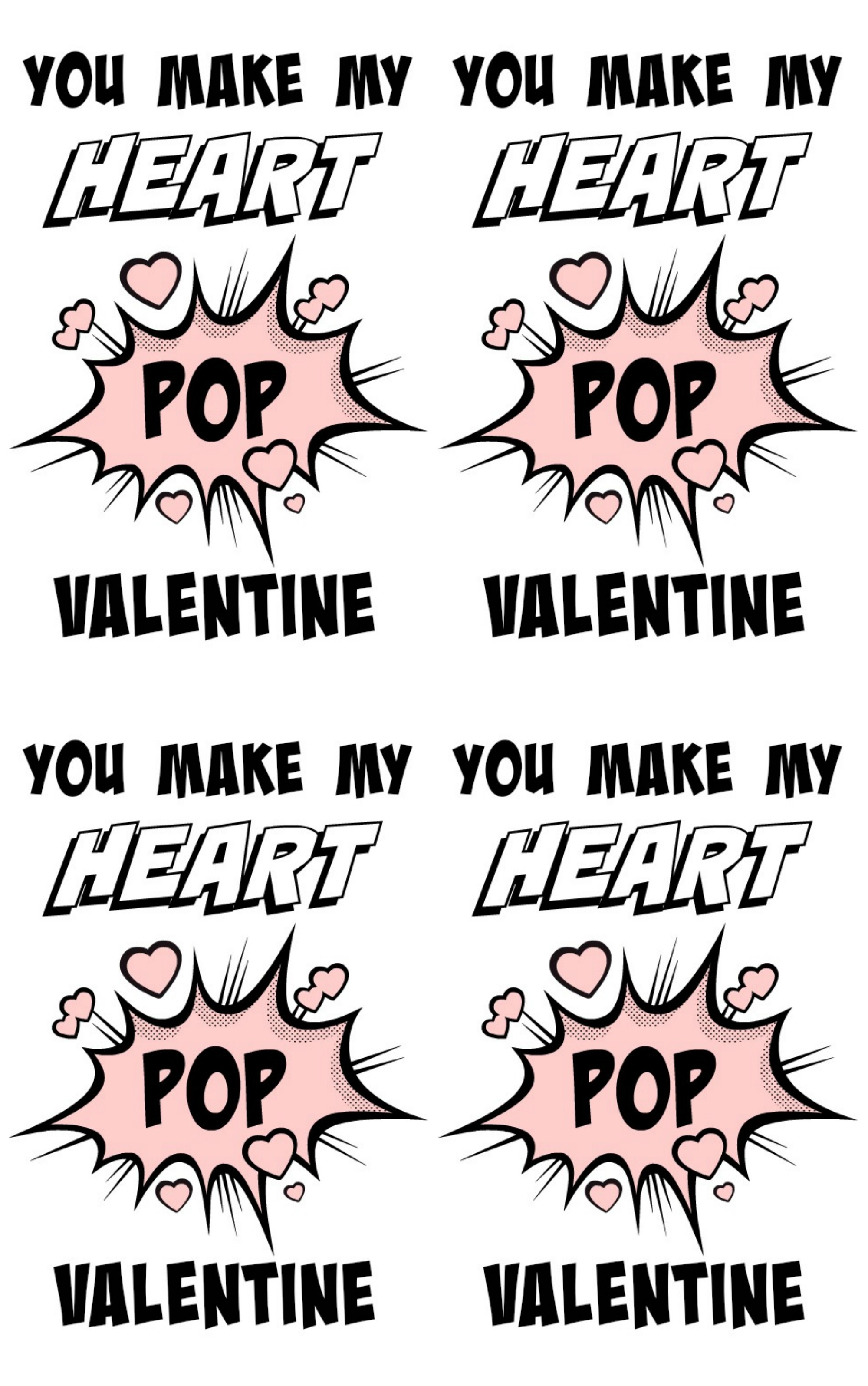 Push Pop Valentines Organize and Decorate Everything