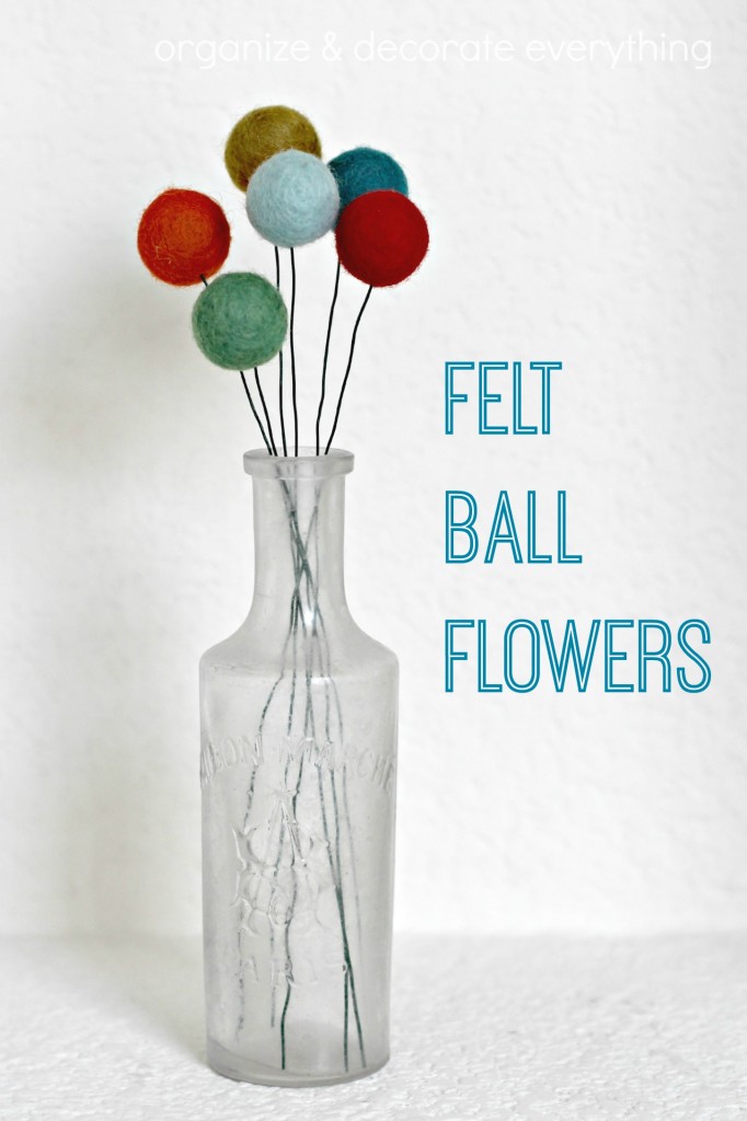 Felt Ball Flowers