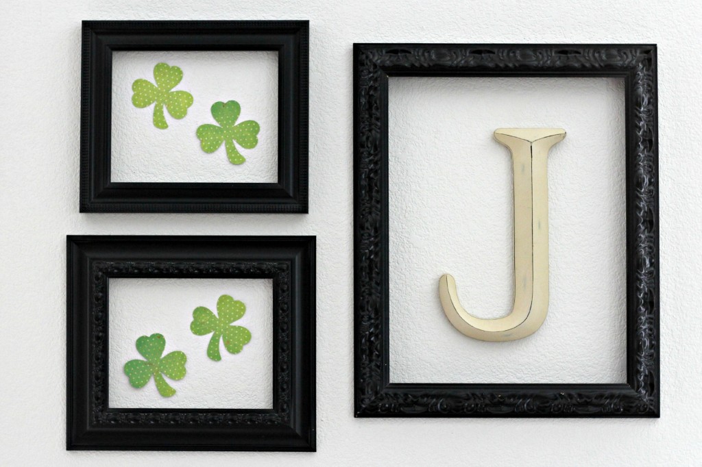 Simple St. Patrick's Day Mantel 6